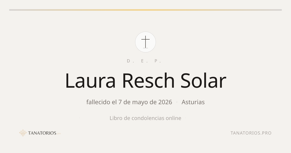Memorial de Laura Resch Solar