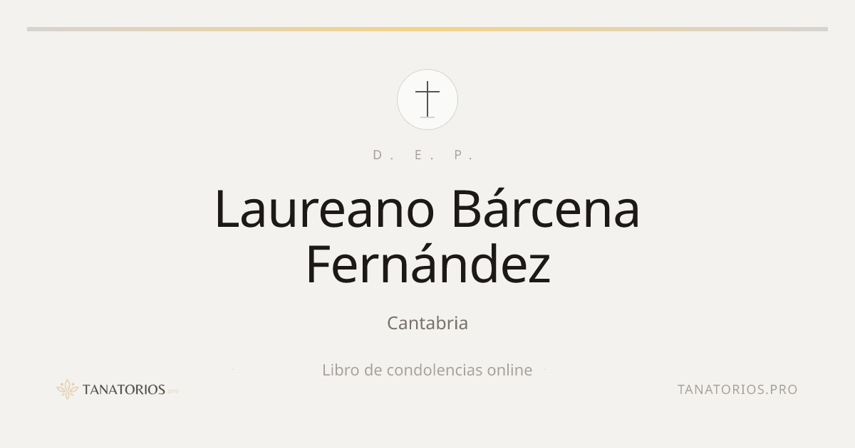 Memorial de Laureano Bárcena Fernández