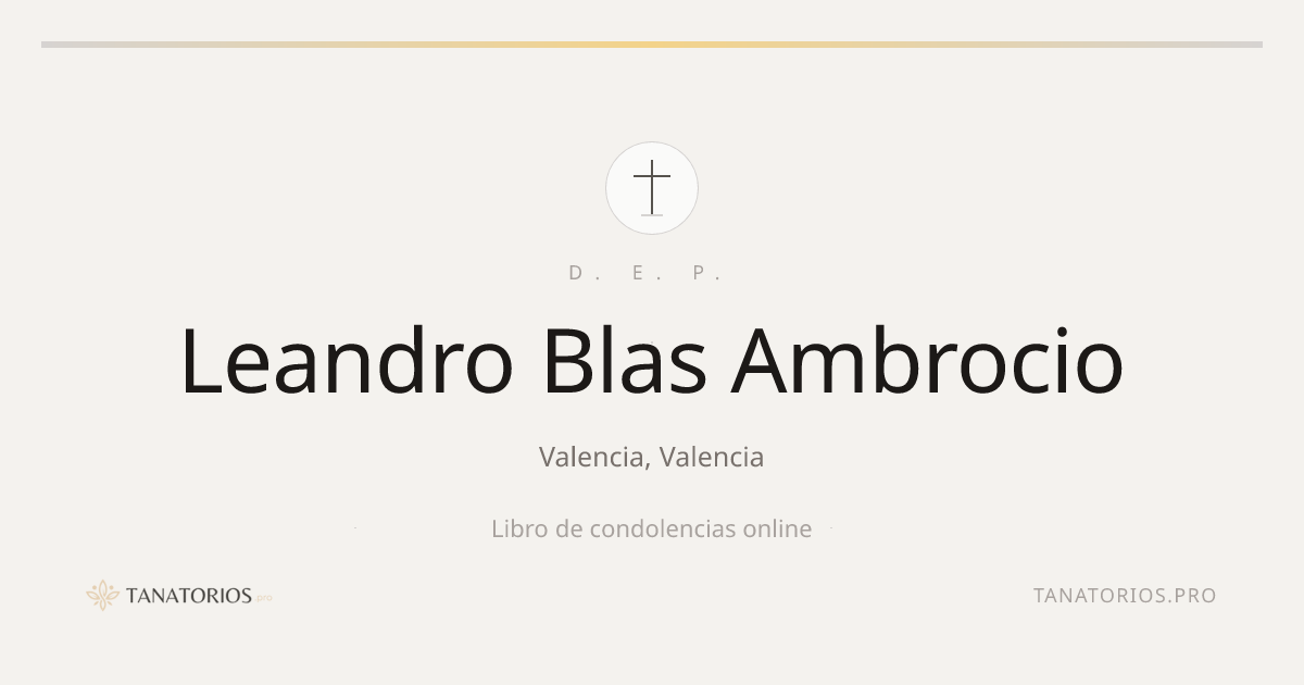 Memorial de Leandro Blas Ambrocio