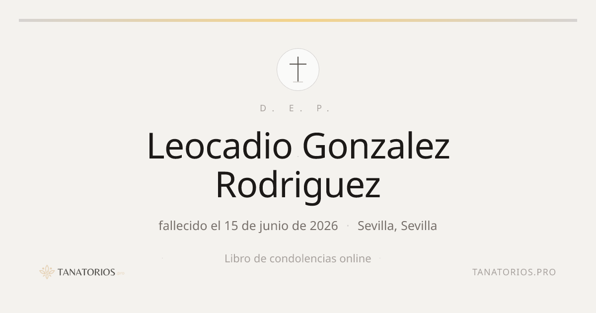 Memorial de Leocadio Gonzalez Rodriguez