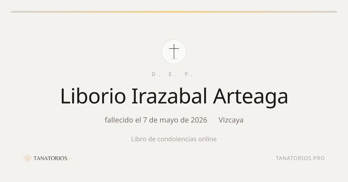 Memorial de Liborio Irazabal Arteaga