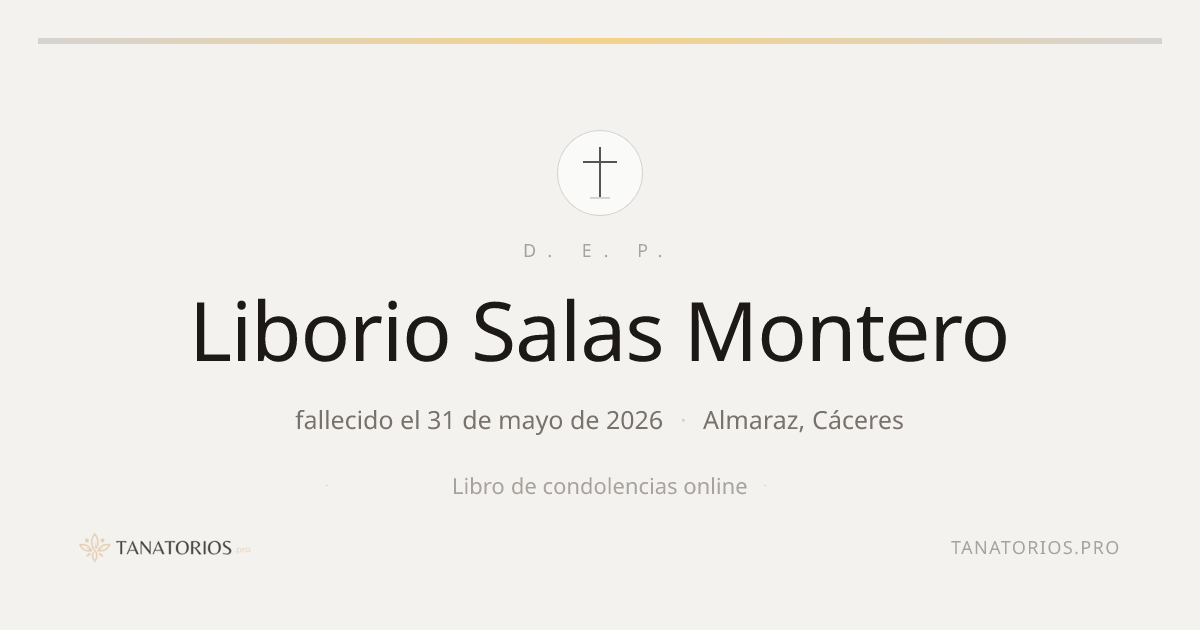Memorial de Liborio Salas Montero