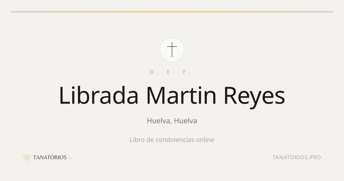 Memorial de Librada Martin Reyes