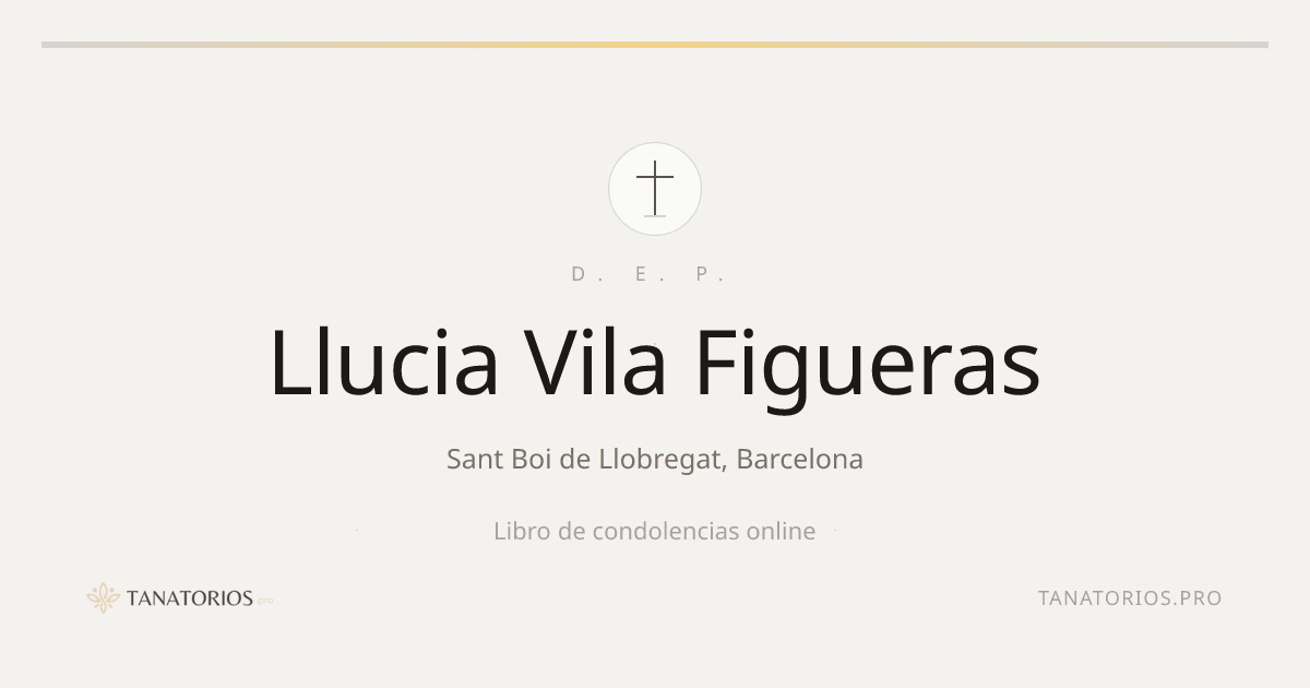 Memorial de Llucia Vila Figueras
