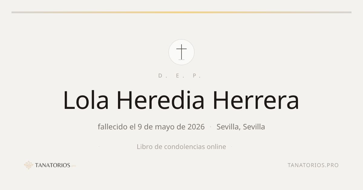 Memorial de Lola Heredia Herrera