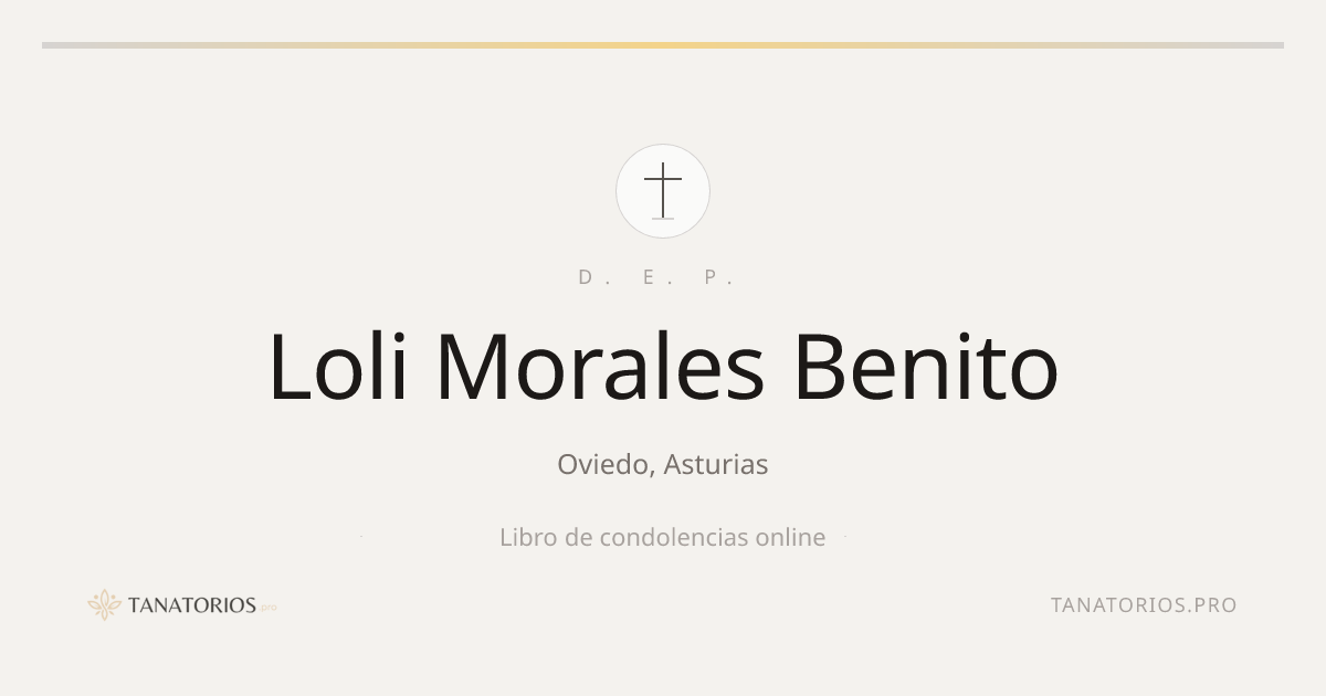 Memorial de Loli Morales Benito
