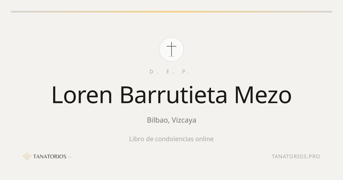Memorial de Loren Barrutieta Mezo
