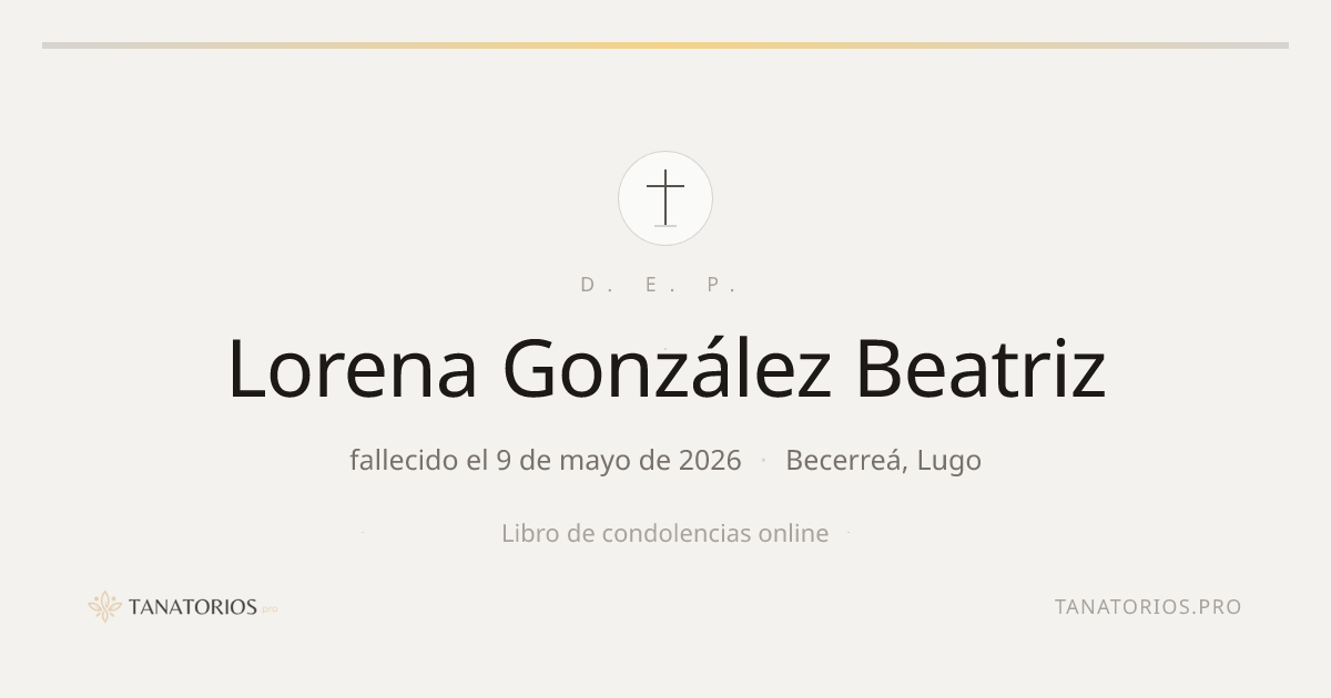 Memorial de Lorena González Beatriz