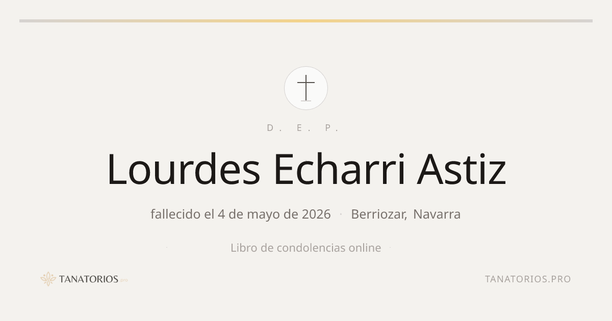 Memorial de Lourdes Echarri Astiz