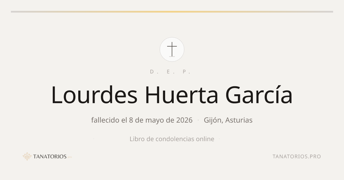 Memorial de Lourdes Huerta García