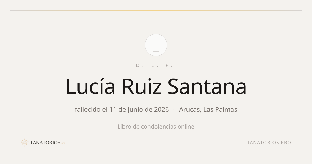 Memorial de Lucía Ruiz Santana