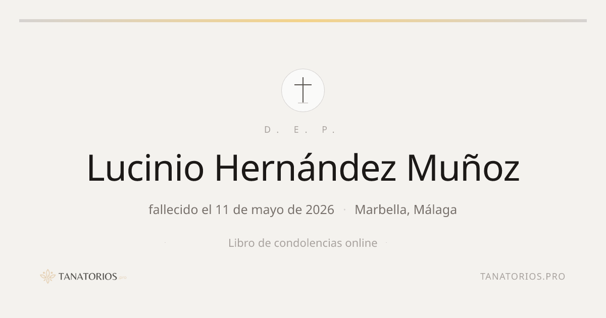 Memorial de Lucinio Hernández Muñoz