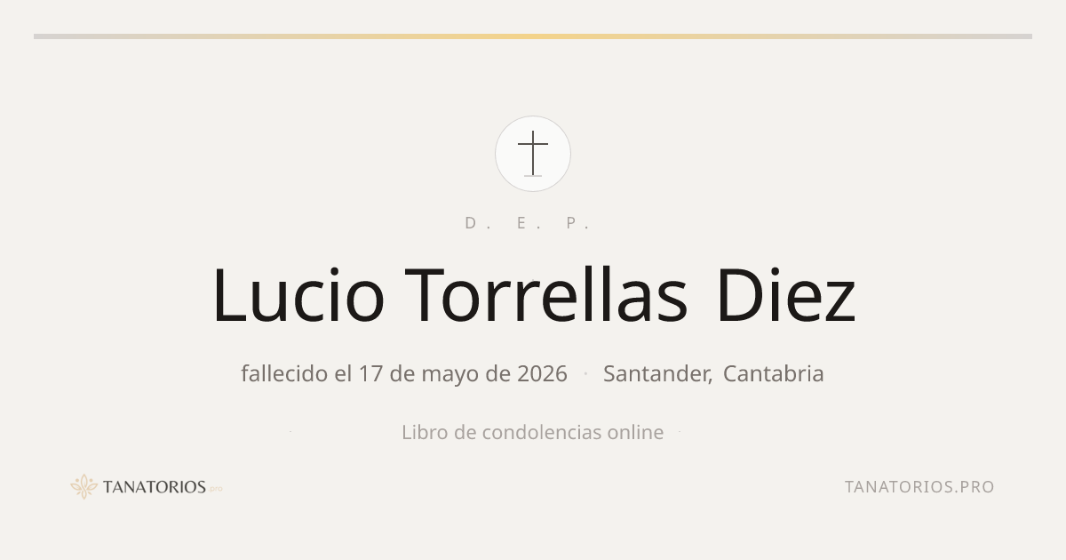 Memorial de Lucio Torrellas Diez