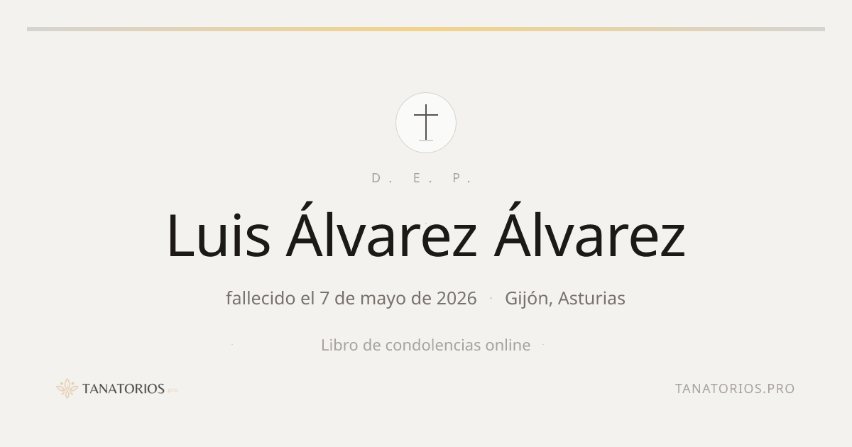 Memorial de Luis Álvarez Álvarez