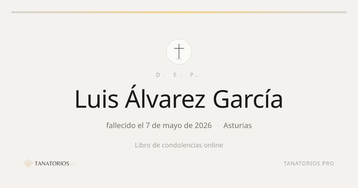 Memorial de Luis Álvarez García