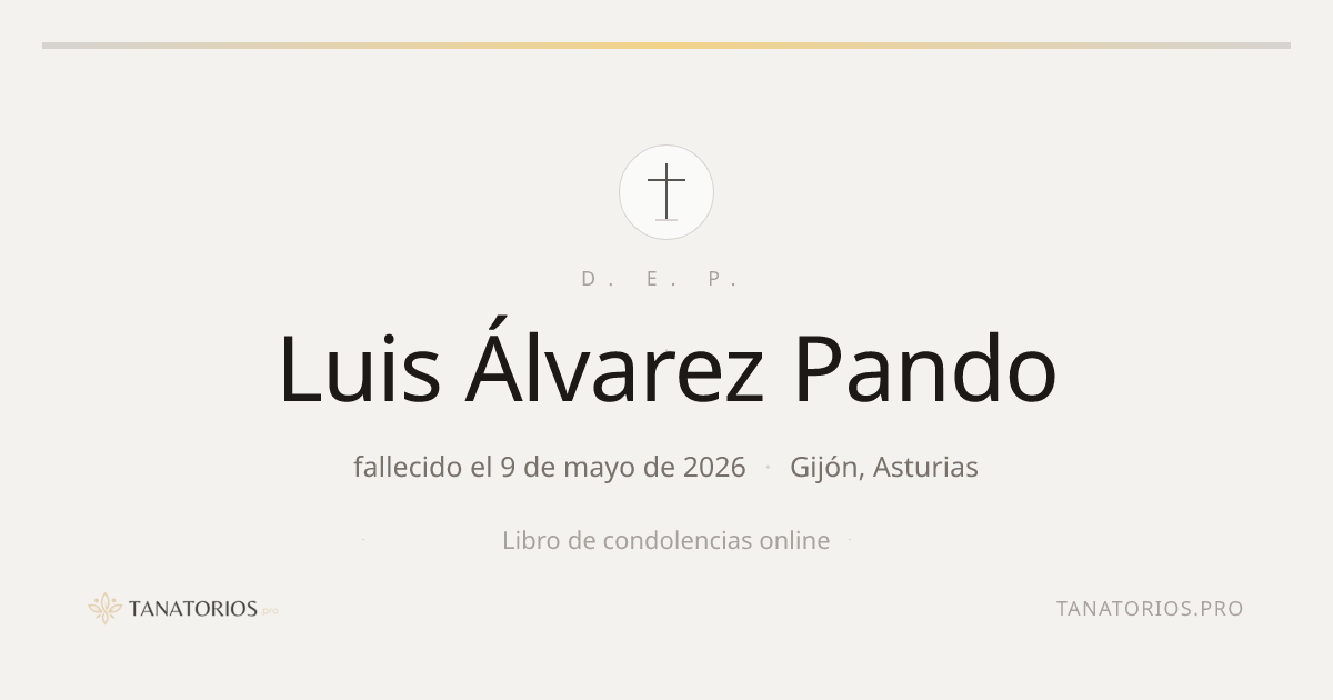 Memorial de Luis Álvarez Pando
