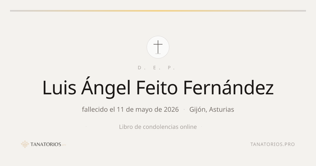 Memorial de Luis Ángel Feito Fernández
