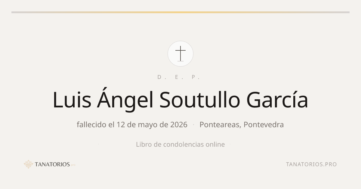Memorial de Luis Ángel Soutullo García