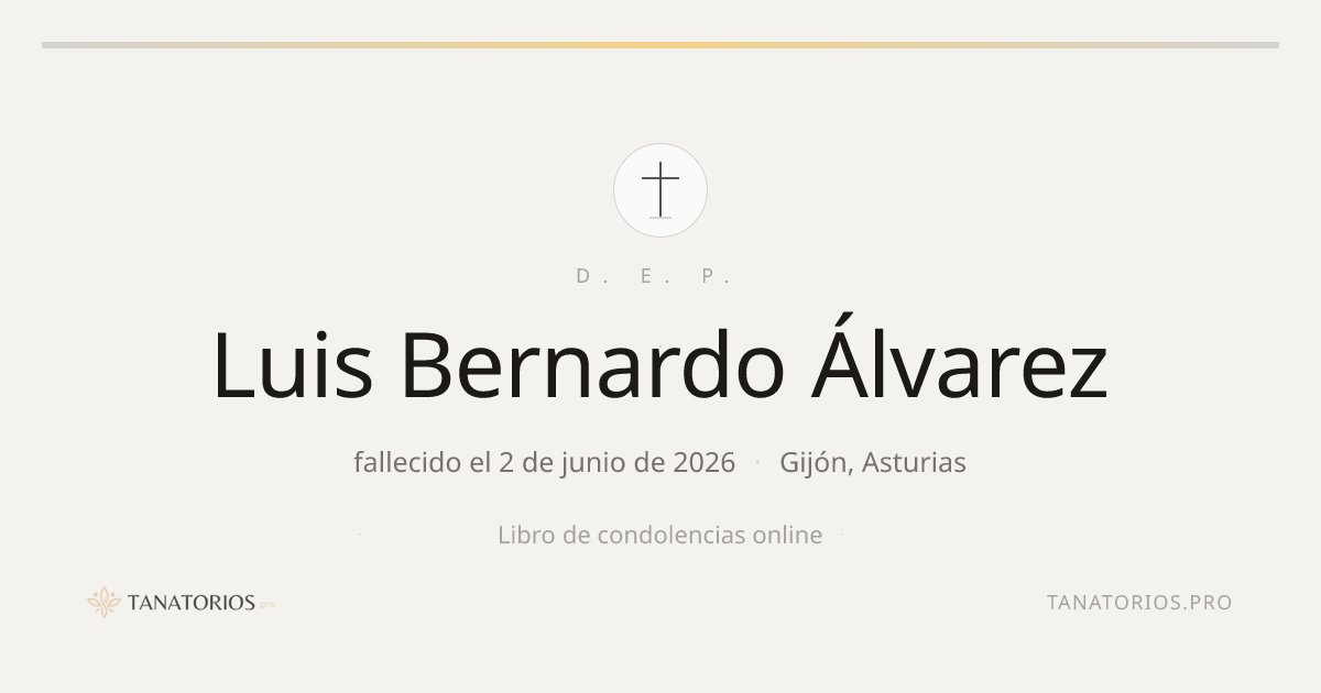 Memorial de Luis Bernardo Álvarez