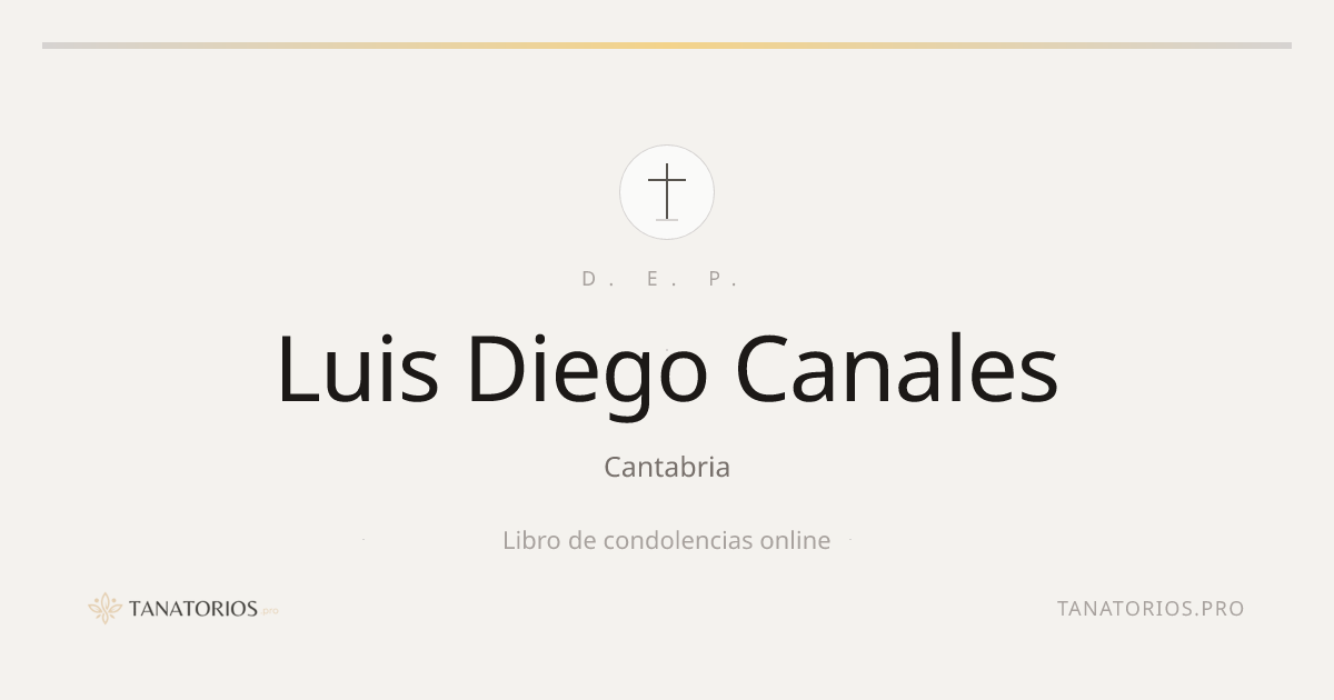 Memorial de Luis Diego Canales