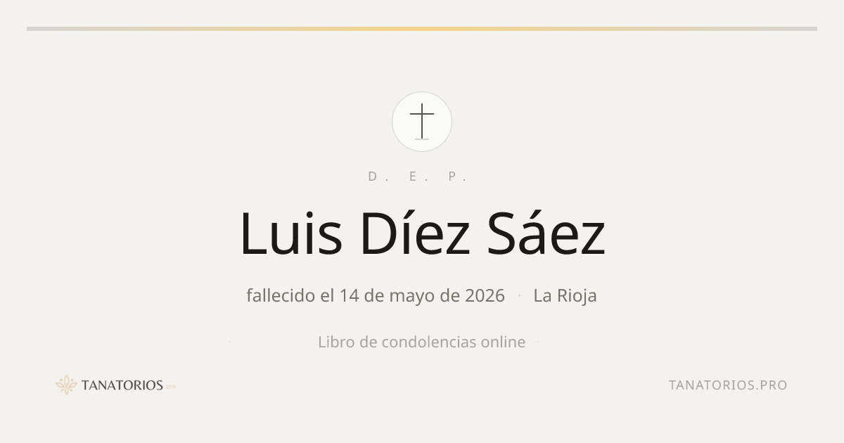 Memorial de Luis Díez Sáez