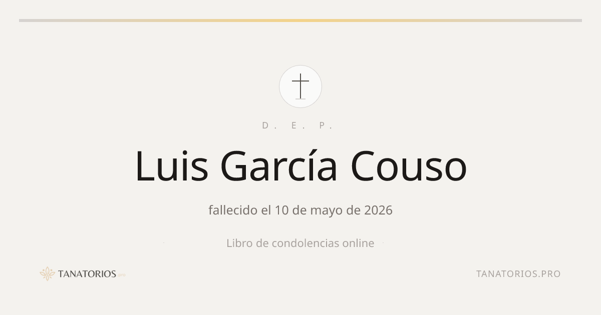 Memorial de Luis García Couso