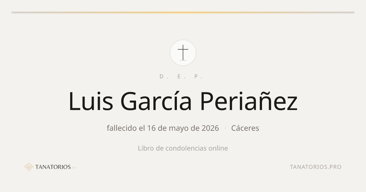 Memorial de Luis García Periañez
