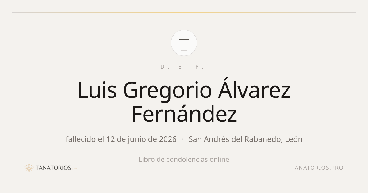 Memorial de Luis Gregorio Álvarez Fernández