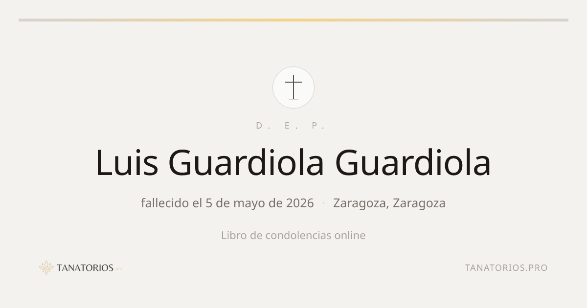 Memorial de Luis Guardiola Guardiola