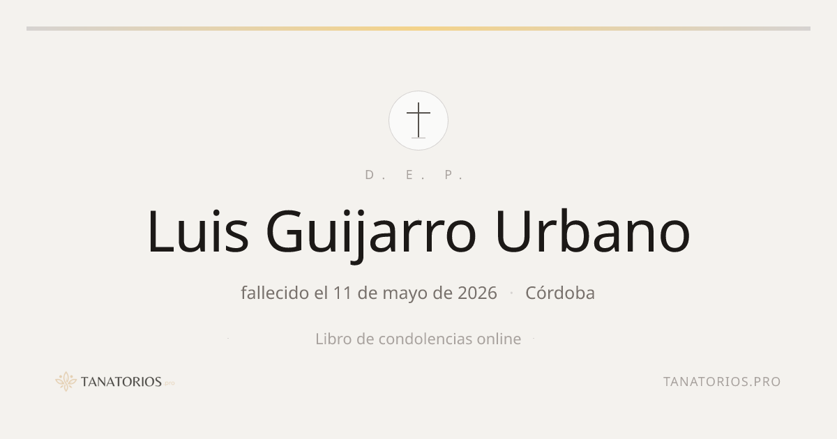 Memorial de Luis Guijarro Urbano