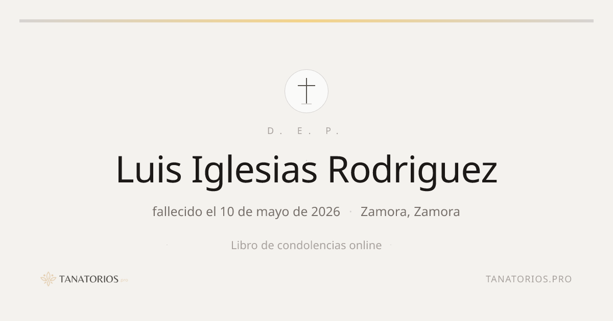 Memorial de Luis Iglesias Rodriguez