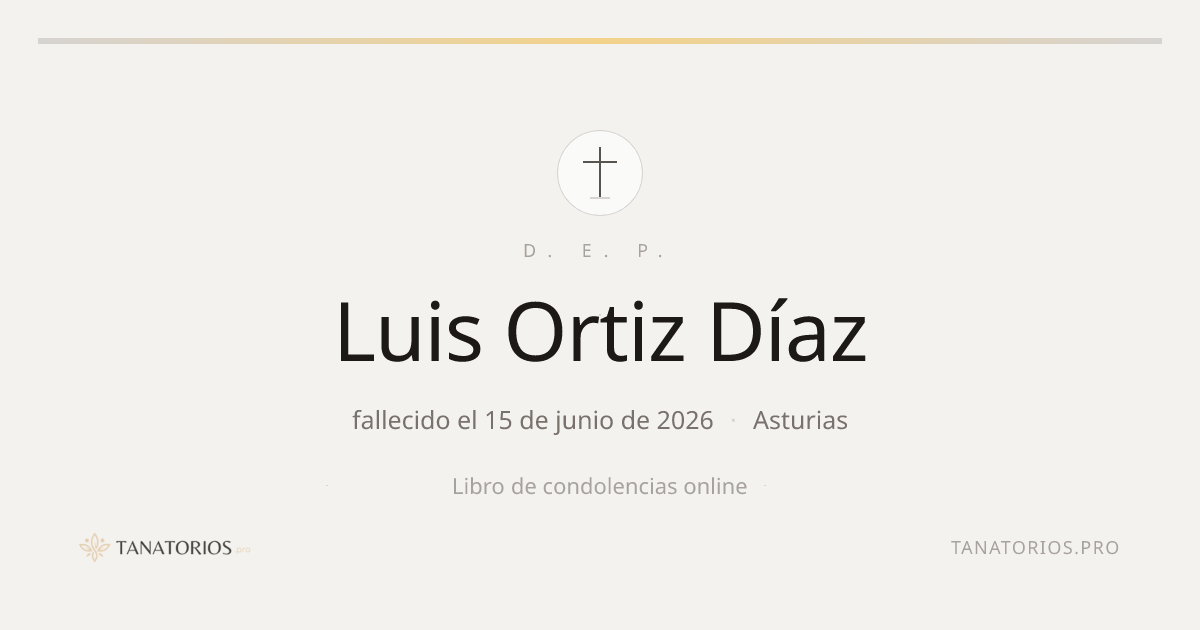 Memorial de Luis Ortiz Díaz