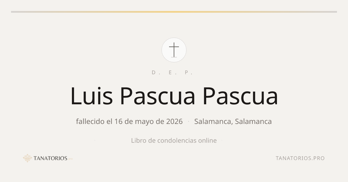 Memorial de Luis Pascua Pascua