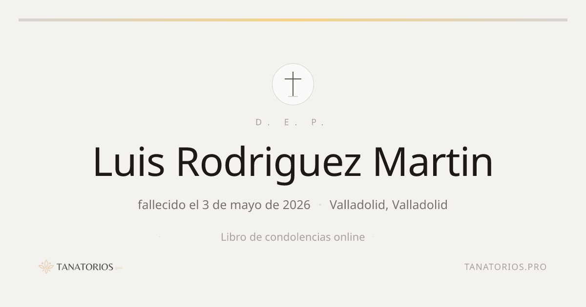 Memorial de Luis Rodriguez Martin