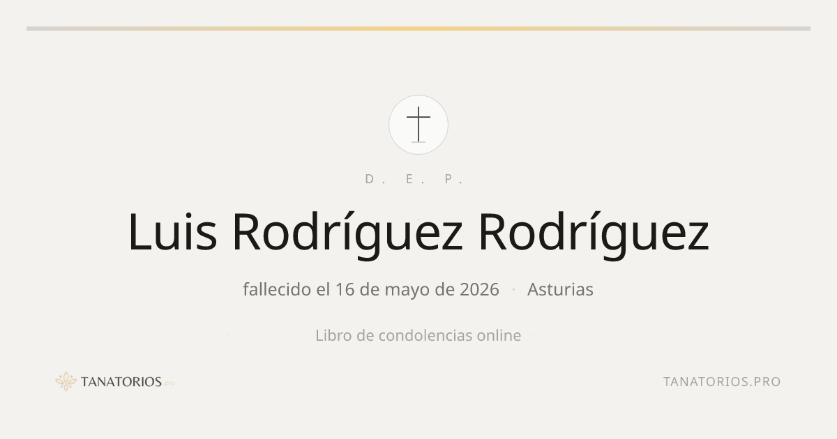 Memorial de Luis Rodríguez Rodríguez