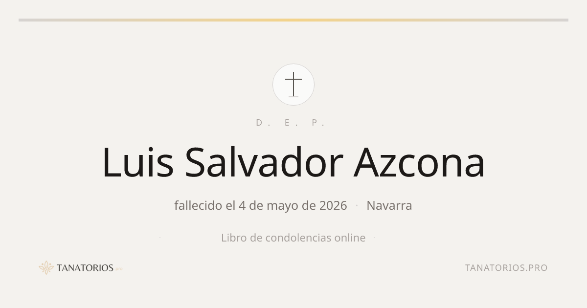 Memorial de Luis Salvador Azcona