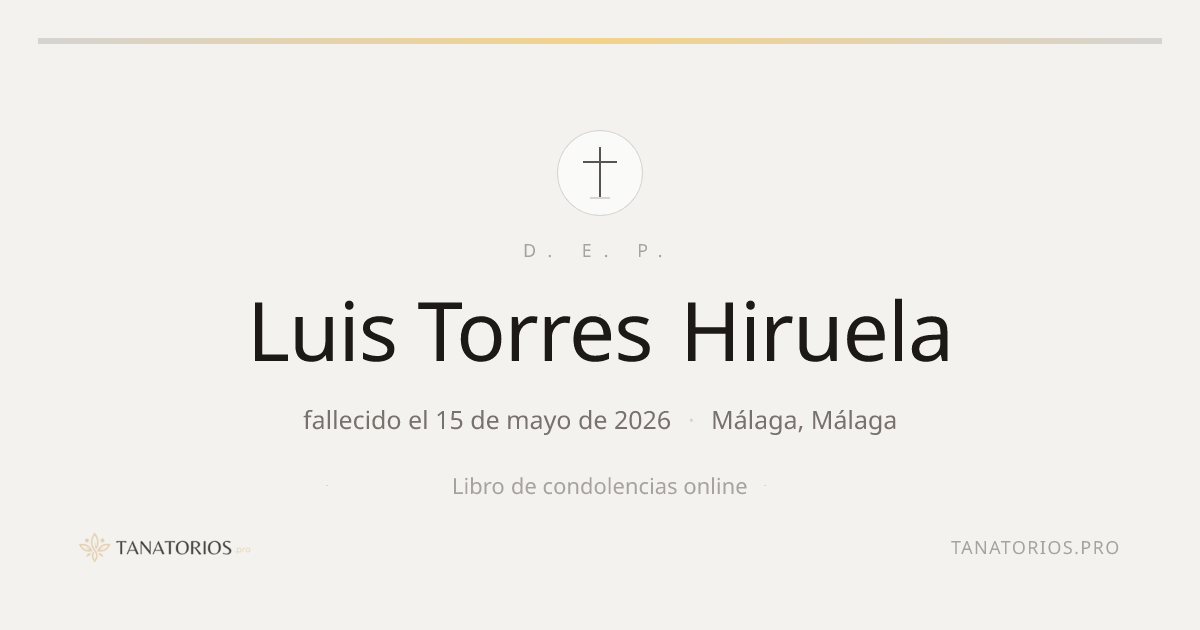 Memorial de Luis Torres Hiruela