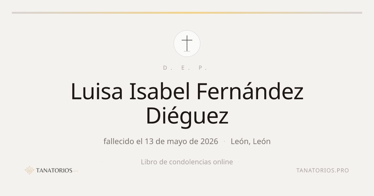 Memorial de Luisa Isabel Fernández Diéguez
