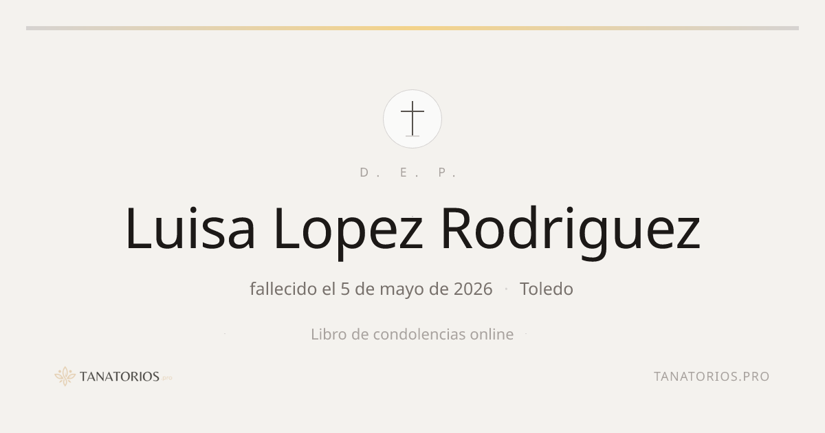 Memorial de Luisa Lopez Rodriguez