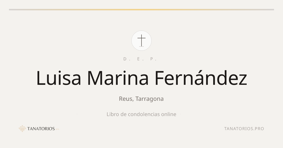 Memorial de Luisa Marina Fernández