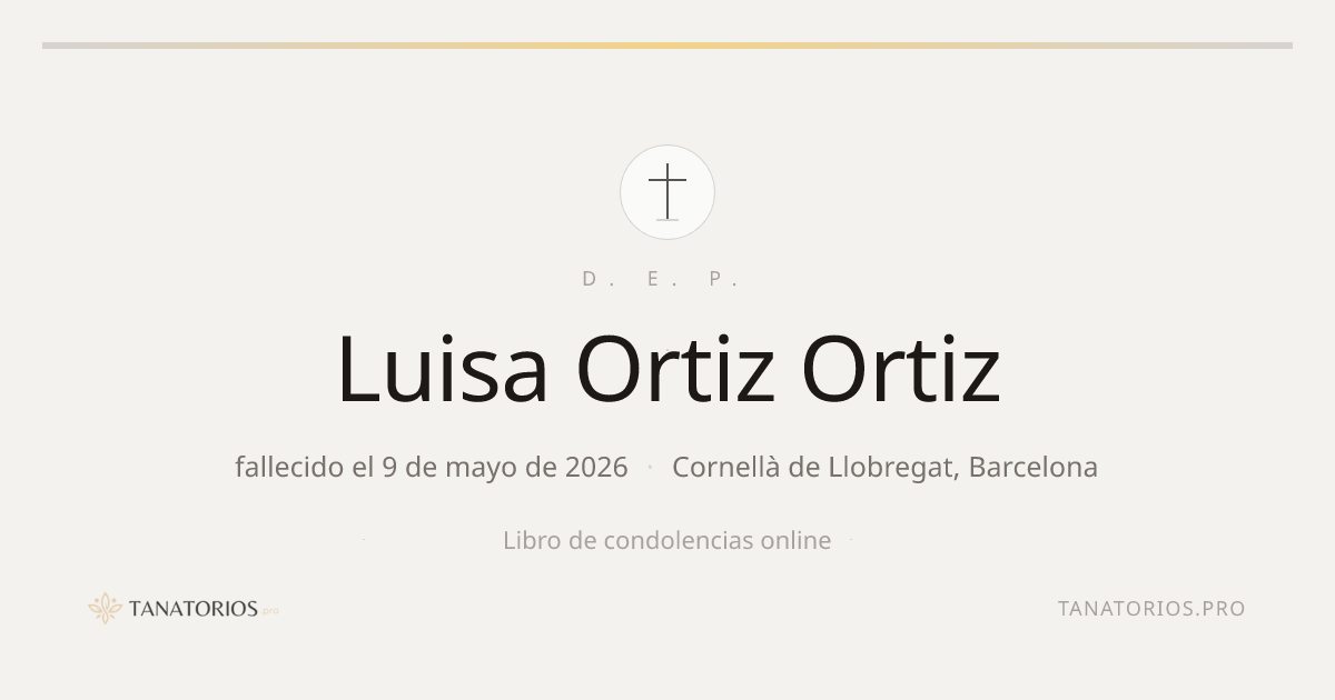 Memorial de Luisa Ortiz Ortiz