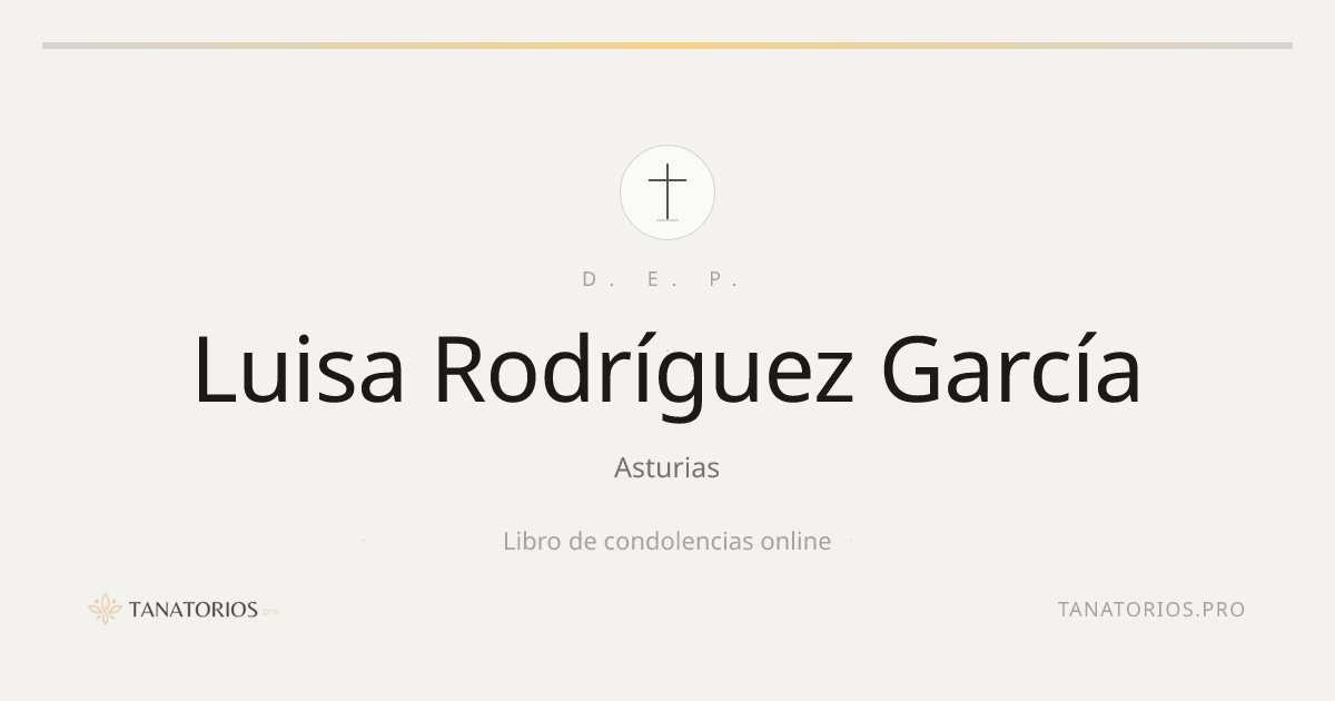 Memorial de Luisa Rodríguez García