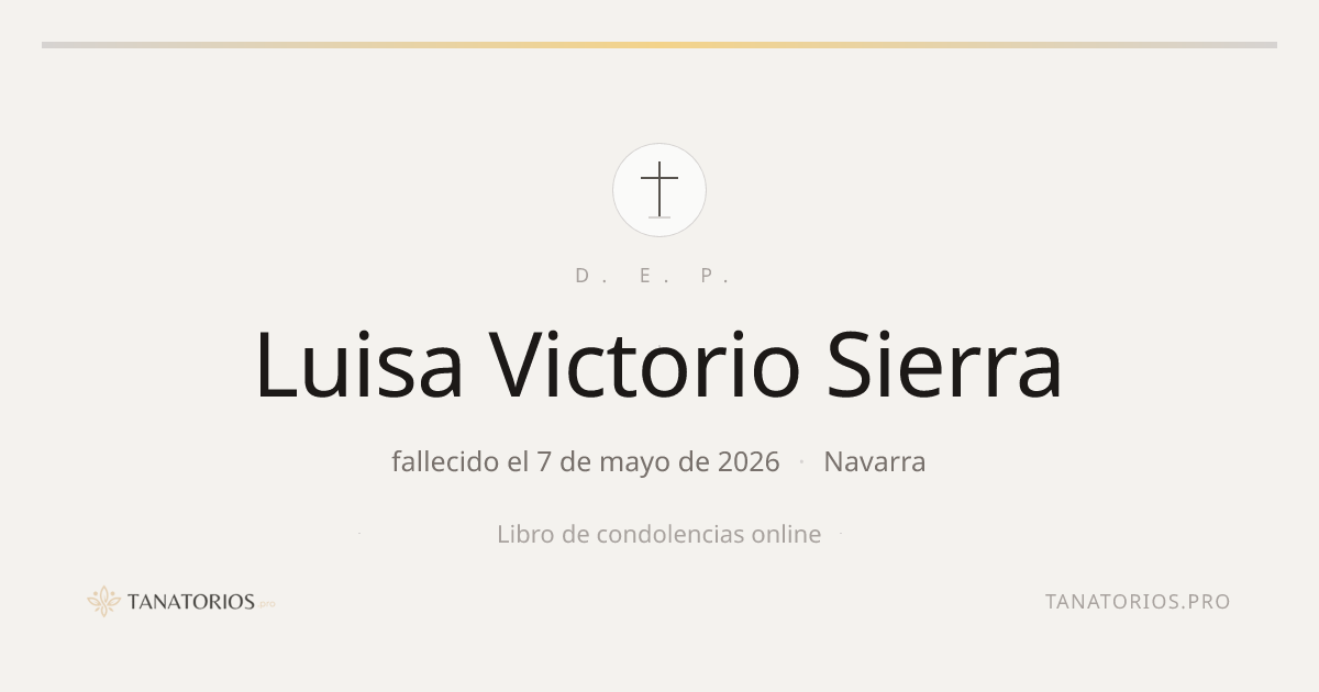 Memorial de Luisa  Victorio Sierra