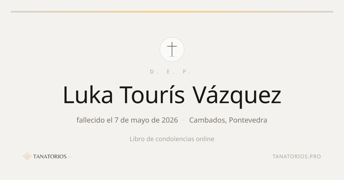 Memorial de Luka Tourís Vázquez