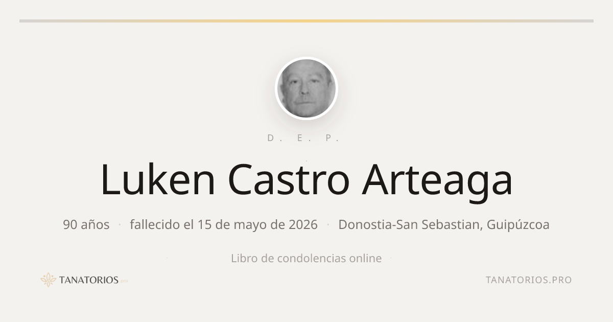 Memorial de Luken Castro Arteaga
