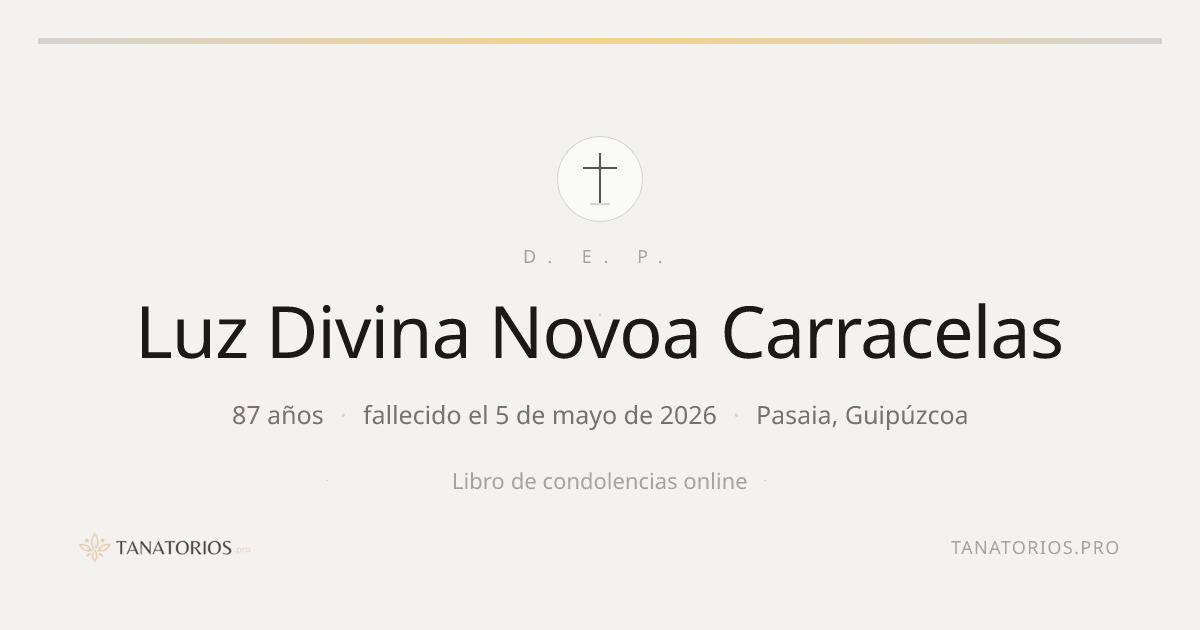 Memorial de Luz Divina Novoa Carracelas