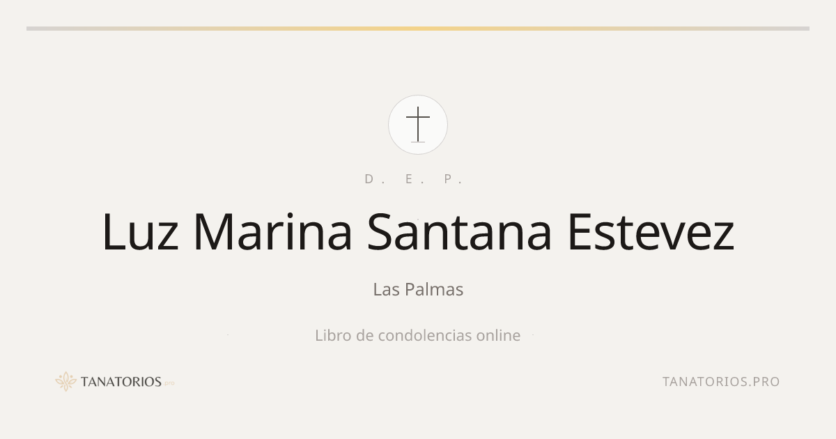 Memorial de Luz Marina Santana Estevez