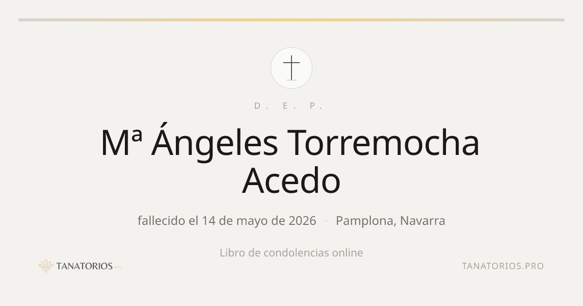 Memorial de Mª Ángeles Torremocha Acedo