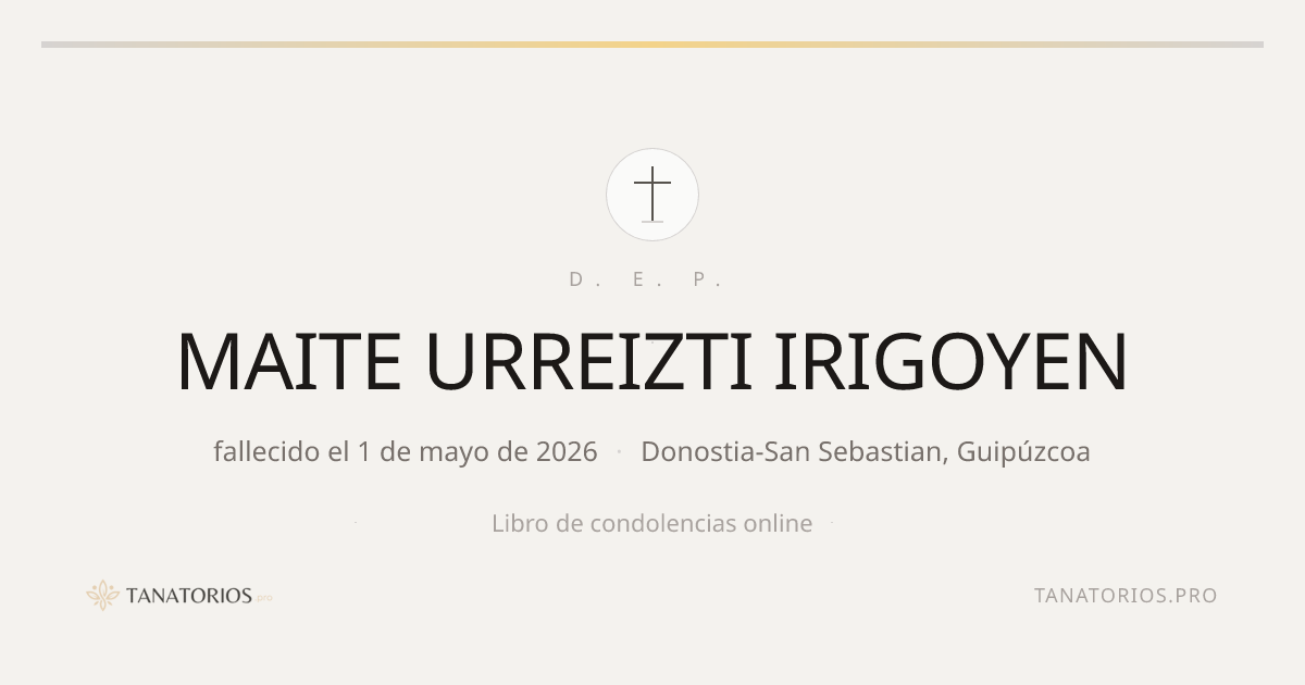 Memorial de MAITE URREIZTI IRIGOYEN