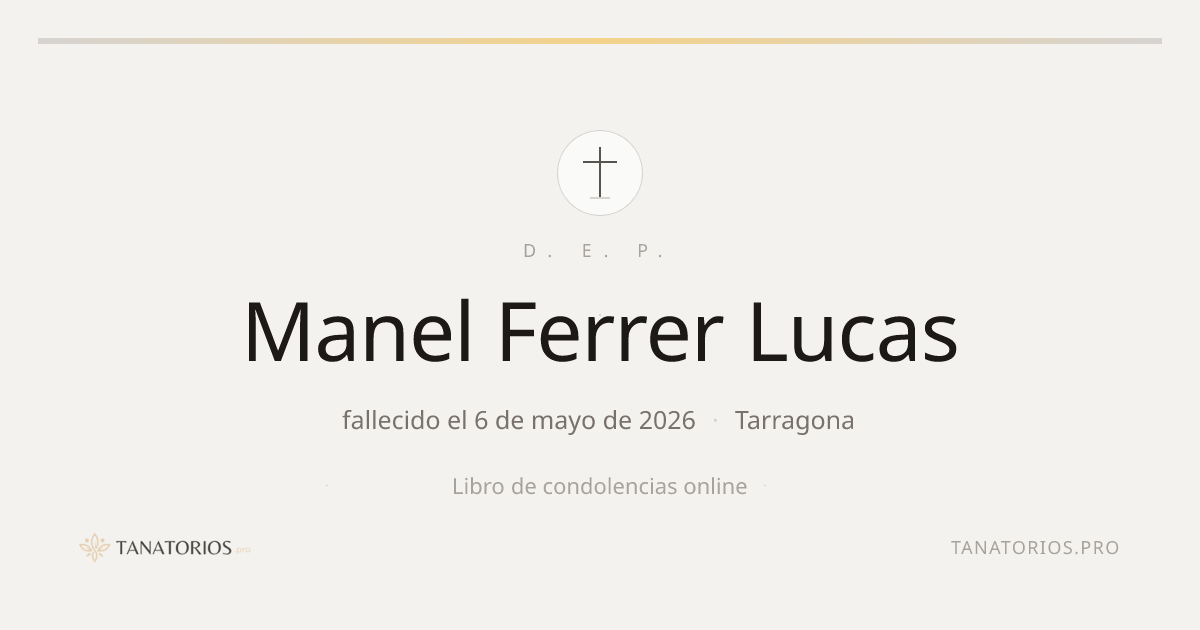 Memorial de Manel Ferrer Lucas